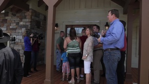 Operation Finally Home Gives Home to Wounded Warrior and Family B-roll