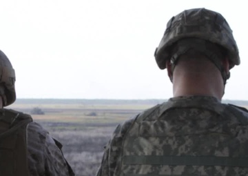 Joint Forces Train with Naval Gunfire B-roll