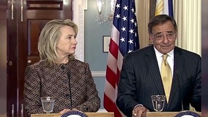 Panetta, Clinton joint press briefing