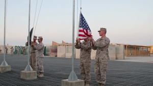 Flag from a Father-to-be: Marine in Afghanistan Dedicates Flag to Baby Boy