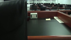B-Roll of Guantanamo Military Commissions Courtroom