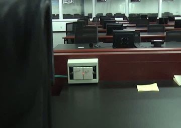 B-Roll of Guantanamo Military Commissions Courtroom