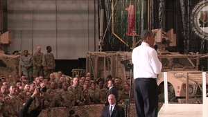 President Obama Visits Bagram, Afghanistan