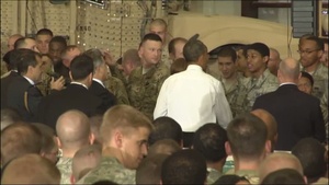 President Obama Visits Bagram Air Field