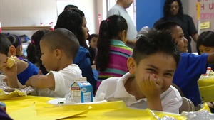 Army South Soldiers Volunteer At Local Elementary School