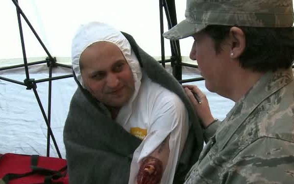 Decon and Rescue Procedures Conducted During Exercise Vigilant Guard
