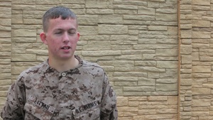 Pfc. Seth Littau - I MHG Marines Complete Annual Swim Qualification