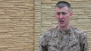 Lance Cpl. Daniel Kimble, I MHG Marines Complete Annual Swim Qualification