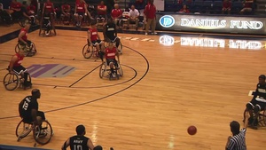 Warrior Games 2012 Wheelchair Basketball B-Roll