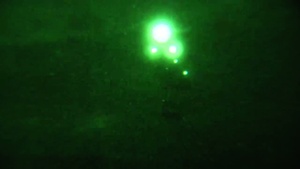 82nd Combat Aviation Brigade Chinooks Sling Load Supplies at Night
