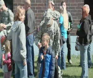 818th Engineer Company (Sapper) sendoff ceremony