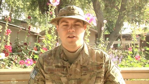Senior Airman Brandon Bumbales St. Louis, MO Shout Out