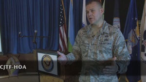 Chief Master Sergeant of the Air Force Visits Airmen at Camp Lemonnier, Djibouti (with titles)