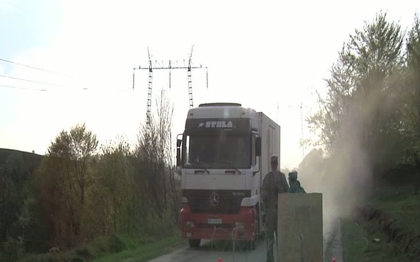 National Guard Soldiers Perform VCP in Kosovo Before Serbian Elections