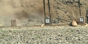 Forward Logistics Element Conducts Weapons Training