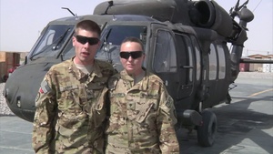 SGT. Johnathan Cherry and SPC. Marina Cherry Coca Cola 600 Shout Out