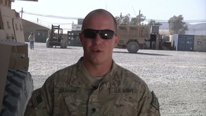 SPC. Charles Graham Coca Cola 600 Shout Out