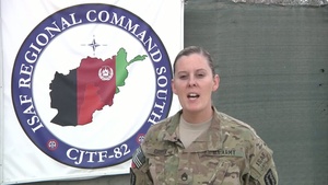 SSgt. Tina Marie Greer Coca Cola 600 Shout Out