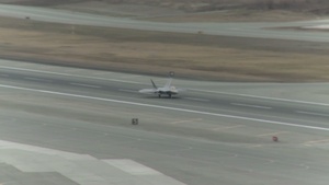 Final F-22 Lands at JBER B-Roll