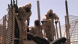 Paratroopers at FOB Salerno MOPP Up