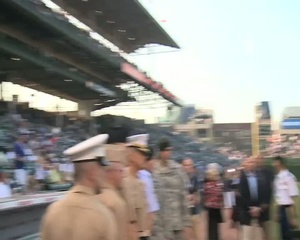 Gen. John Allen Throws Out First Pitch