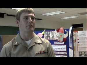 Sailors Judge Science Fair at UOG
