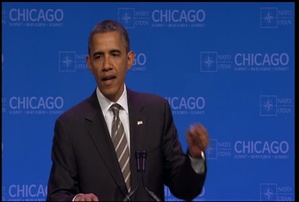 President Barack Obama at NATO Chicago Summit