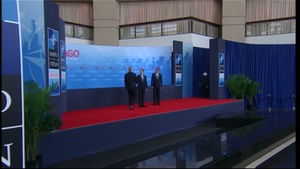 Chicago Summit Greeting Heads Of State