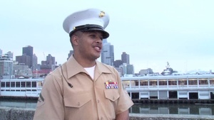 US Marine Lance Cpl. Cox - Fleet Week New York 2012