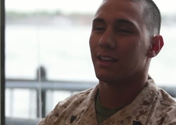 Cpl. William Rivera discusses coming home for Fleet Week New York 2012