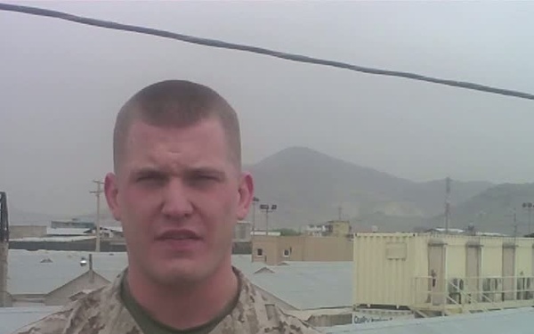 Marine Cpl. Joseph Jacuk - Memorial Day Message from Afghanistan