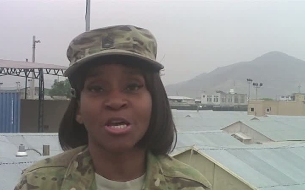 Sgt. First Class Kimberly Lewis - Memorial Day Message from Afghanistan