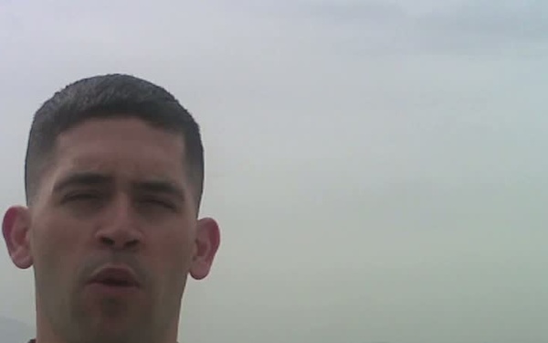 Staff Sgt. Eugene Serrano - Memorial Day Message from Afghanistan