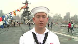 Interview with Navy Seaman - Fleet Week New York