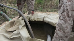 CLB-13 purifies lake water for final training exercise