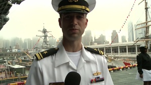 LTJG Zachery Holiday, USS Roosevelt (DDG80) Shout Out to Wilson, NC.