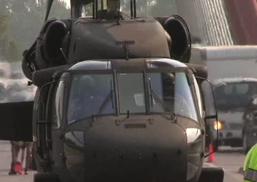 Indiana National Guard Soldiers Assist at Columbus, Indiana Philharmonic B-Roll #1