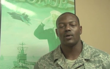 Senior Airman Christopher Mcnair Gives a Memorial Day shoutout from USNS Mercy