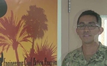 Steel Worker 3rd Class Abraham Alba Gives a Memorial Day shoutout from USNS Mercy