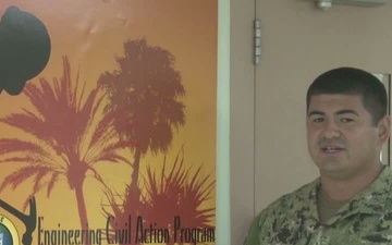 Builder 3rd Class Eric Griljalva Gives a Memorial Day shoutout from USNS Mercy