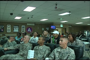 Third Army Soldiers Watch the Indianapolis 500