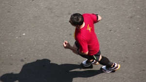Marine veteran runs 100 miles to honor today's heroes