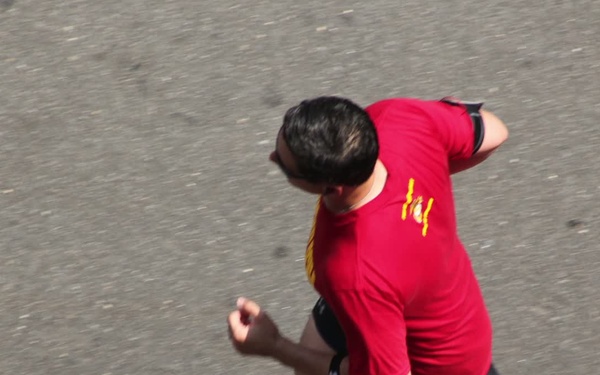 Marine veteran runs 100 miles to honor today's heroes