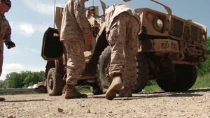 Marines Train with Heavy Vehicles.