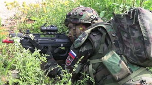 Slovenian Forces Conduct Deliberate Attack Training