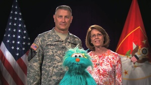 Sgt. Maj. of the Army Raymond Chandler and Mrs. Jeanne Chandler
