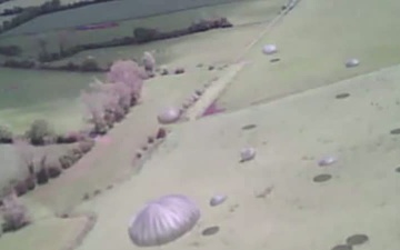Paratroopers Jump in Normandy