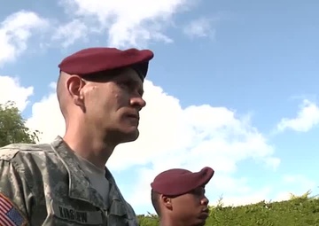 Secretary of the Army Visits Troops Young and Old