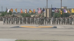 Soldiers and Veterans Pass in Review