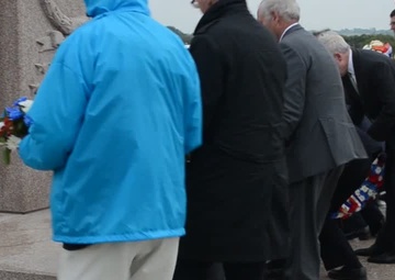 Secretary of the Navy visits Utah Beach